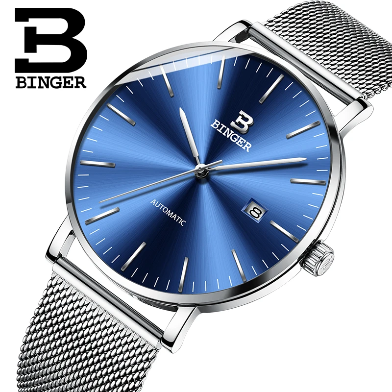 

Switzerland BINGER Mens Watches Luxury Brand automatic mechanical Men Watch Sapphire Male Japan Movement reloj hombre B-5081M-3