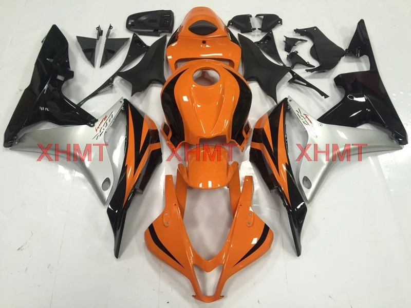 Обтекатель для CBR 600 RR 2007 2008 обтекатель мотоцикла 08 оранжевый серебристый черный