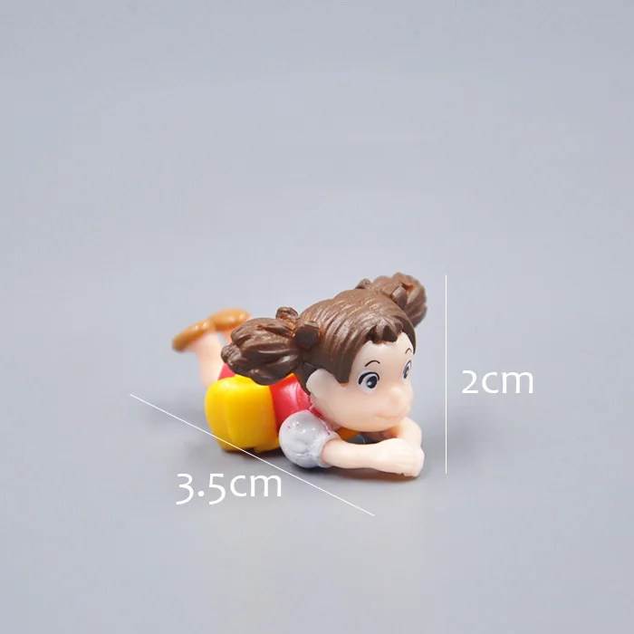 little girl 2 BAIUFOR миниатюрные животные Мультяшные девушки милый Тоторо Фигурки фигурки мини садовый Декор DIY ландшафт с террариумом фигурки - Цвет: little girl 2