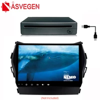 asvegen android car radio gps navigation multimedia portable universal external 1din digital dvd cd vedio player system box
