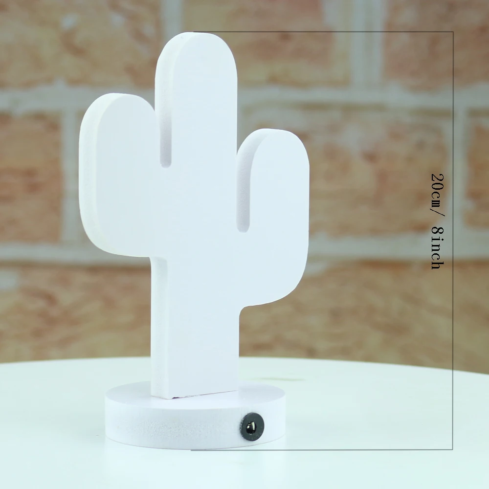 Чи-купить кактус LED неоновый стол световая вывеска настольная неоновое украшение