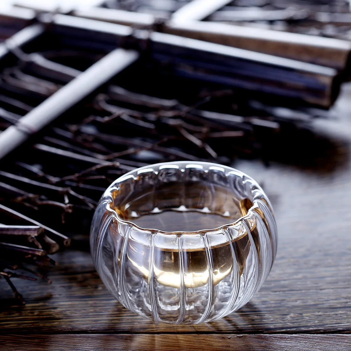 Круглая короткая чашка с двойными стенками 8 шт./компл. Тыквенные чашки для чая