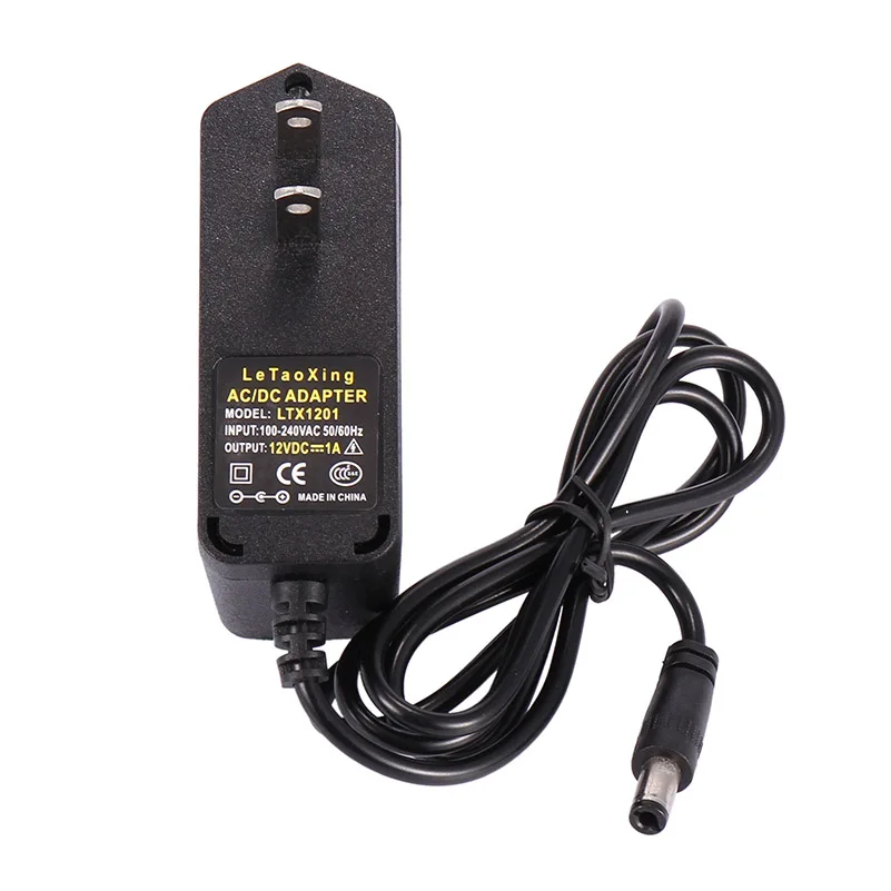Высококачественный адаптер питания переменного тока 12 В 1 А 300 шт. вилка