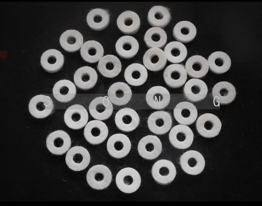 

50 pcs wool pads for trumpet valve