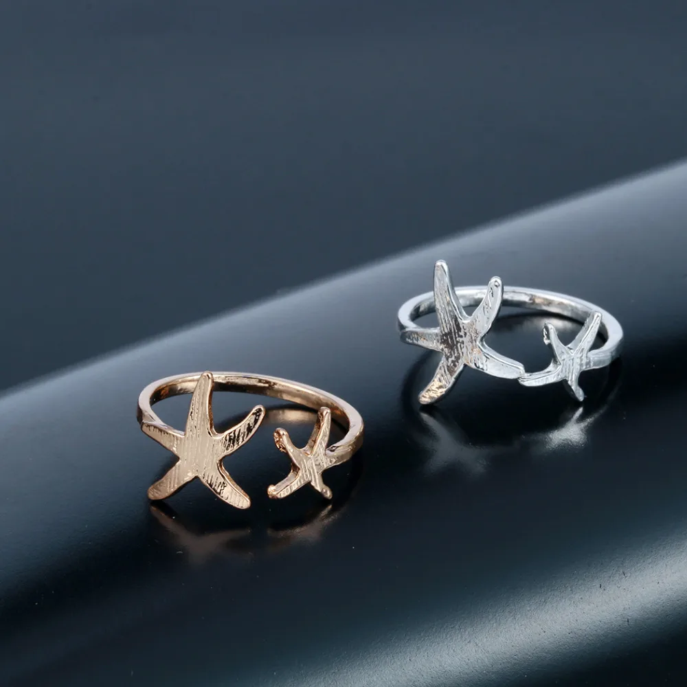 Kinitial милый двойной сверкающие кольца Миди палец ювелирные изделия для женщин