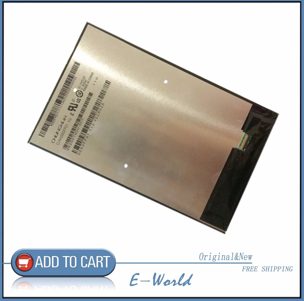 

Original For Levono Tab 8 S8-50 S8-50F CLAA080FP01 XG V LCD Display Screen top quality Free Shipping 1920*1200