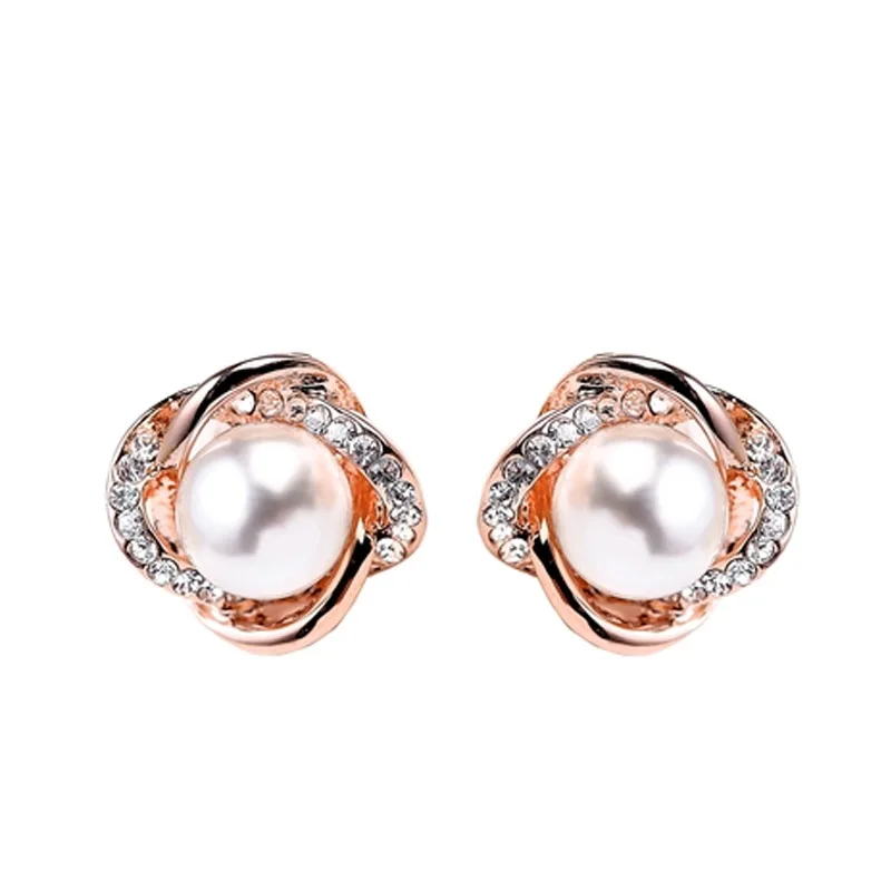 Mieehoo жемчужная Сережка гвоздик в Корейском стиле для девочек с жемчужным блеском