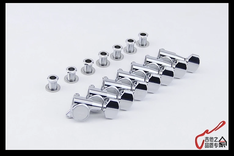 Оригинальные 7 в линии GOTOH SG381-07 7 струн гитарные головки тюнеры(хром) Сделано в Японии