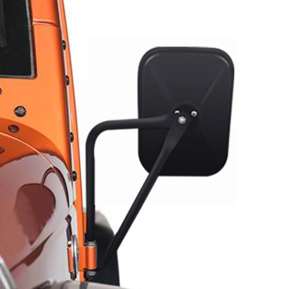 Зеркала с боковым видом зеркальные квадратные дверные зеркала 4x4 боковые для Jeep