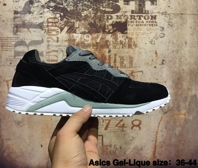 2017 оригинальные ASICS Новый амортизацию дышащий гель-lique Для Мужчин's Обувь для