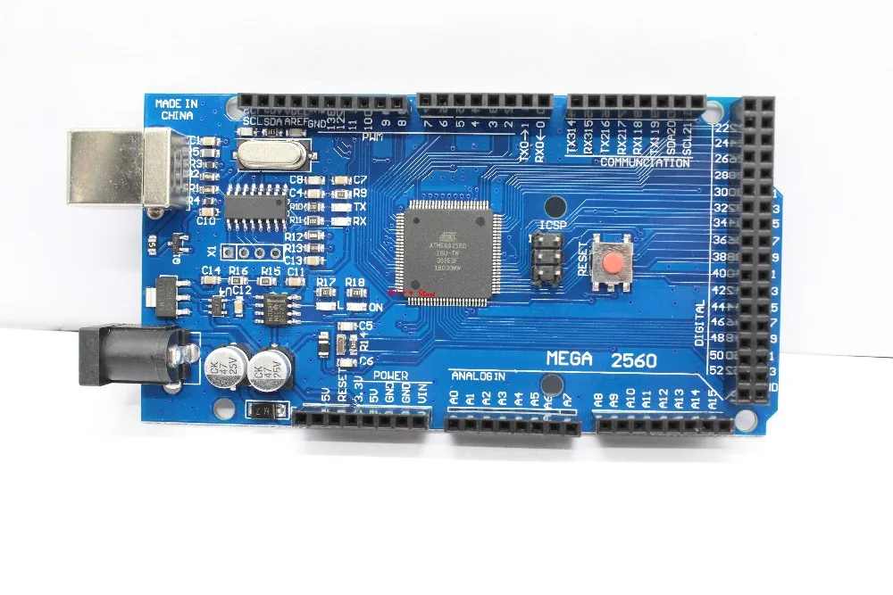 MEGA2560 R3 ATmega2560 R3 AVR USB плата+ USB кабель+ МЕГА 2560 R3 чехол для arduino MEGA 2560 R3