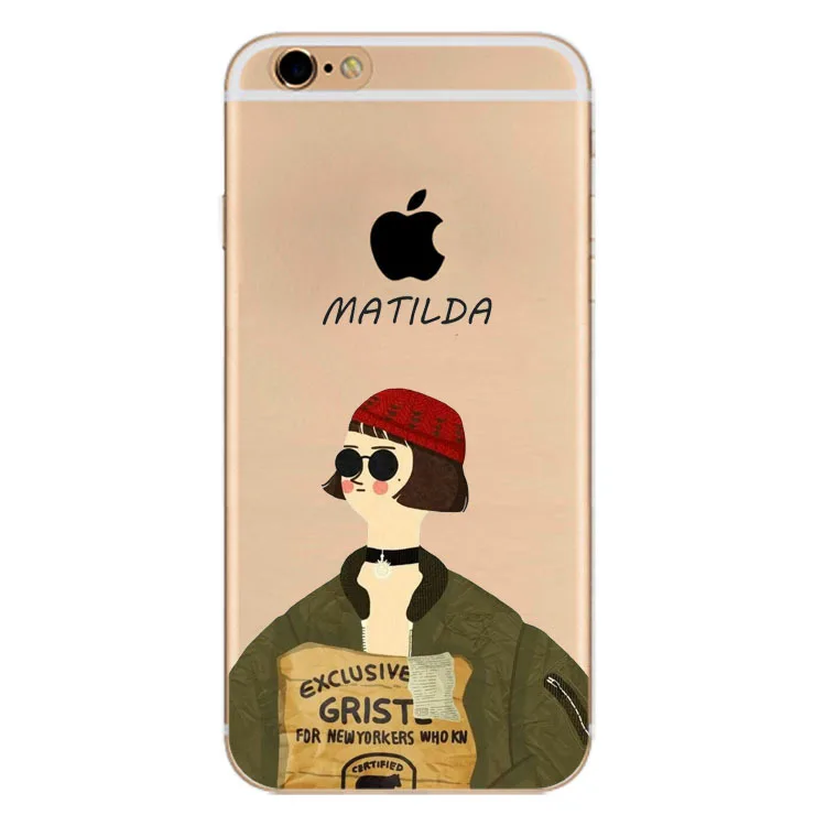 Soft TPU D9009 Классный художественный парный чехол для телефона Leon и Matilda для iPhone 11 pro max 7 5S SE 4S 6S 8 7 Plus мягкий чехол из тпу для huawei P20 Lite чехол - Цвет: Soft TPU D9009