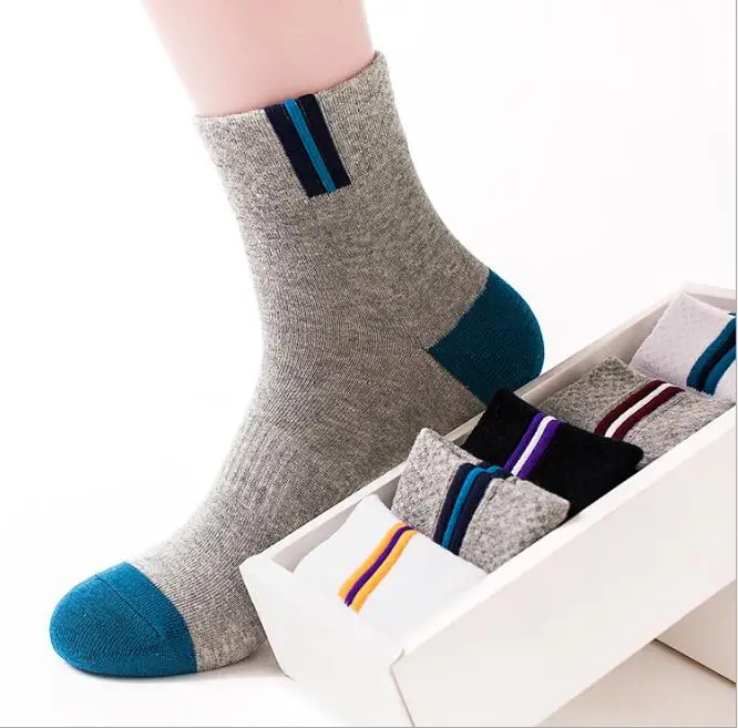 (1 коробка 5 шт. отсутствие коробки отправить) новое качество носки дышащие хлопок