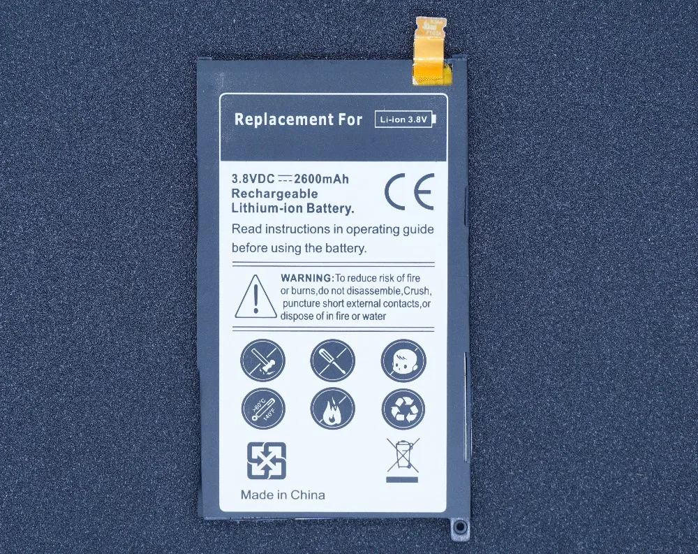 LehonS 1x2600 mAh LIS1529ERPC смартфон Замена литий полимерный аккумулятор для Sony Xperia Z1 Compact mini