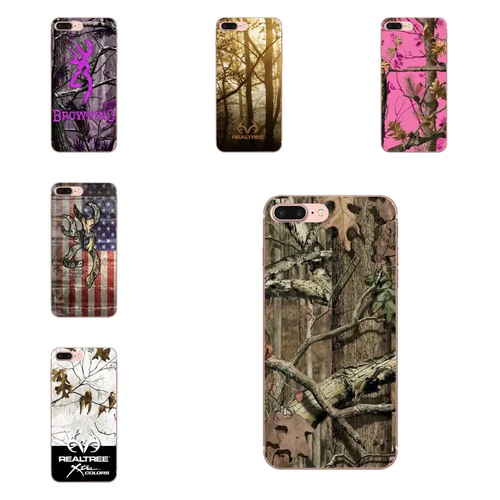 Розовые чехлы из ТПУ с камуфляжным дизайном Realtree для Galaxy Grand Alpha G850 Core2 Prime S2 I9082 A3 A5