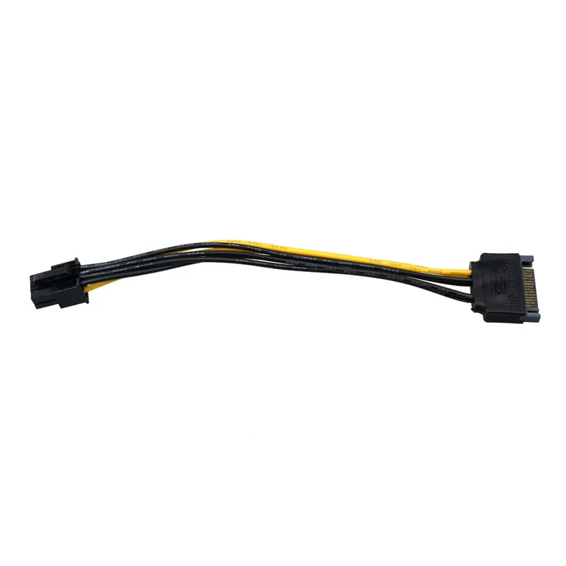 Кабель питания SATA от 15 Pin до 6 PCI EXPRESS E Sata кабель Jun22 профессиональная цена Прямая