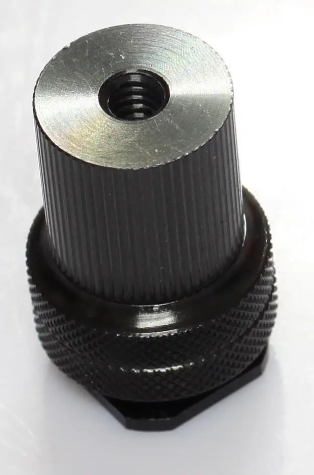 

new 1/4"-20 Tripod Mount Screw male and female to Flash Camera Hot Shoe Adapter