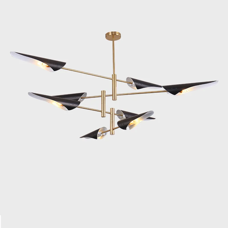 

Modern Creative Fashion Designer Suspension LED Pendant Lighting Living Room Dinning Room Bedroom White Black Light PA0404
