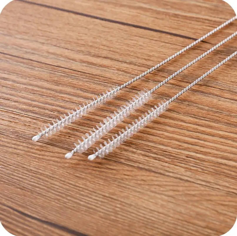 

Free Shipping 5000pcs/lot Metal Stainless steel wire cleaning brush straws cleaning brush bottles brush LX1779