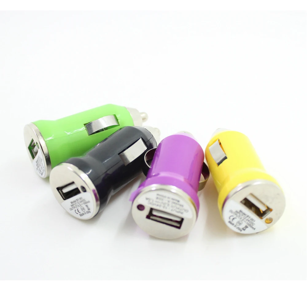 USB Автомобильное зарядное устройство для iPhone xs Samsung Xiaomi Mini Быстрая зарядка