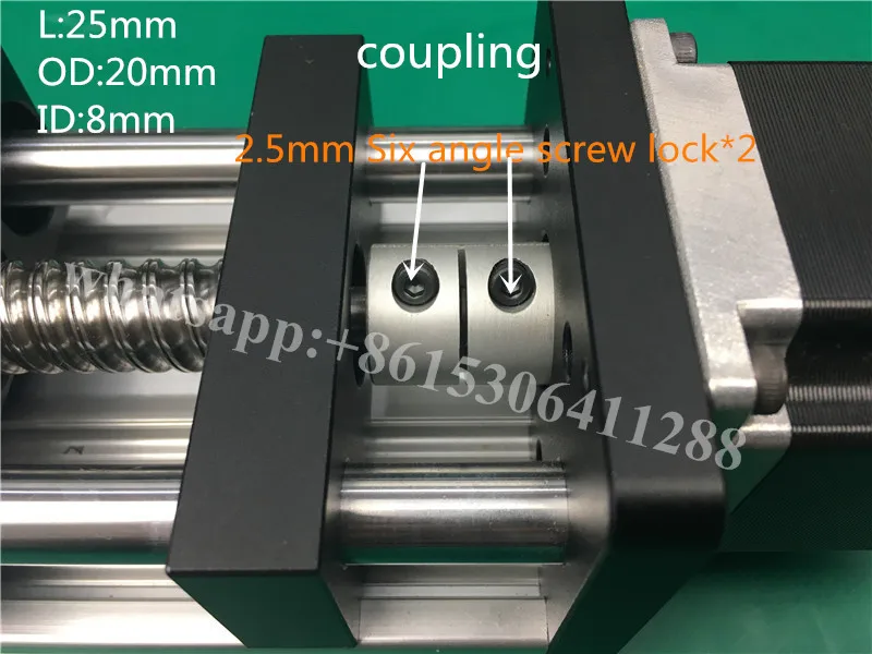 GGP 1605 100 мм шариковый винт рельсовая линейная направляющая скользящий стол без