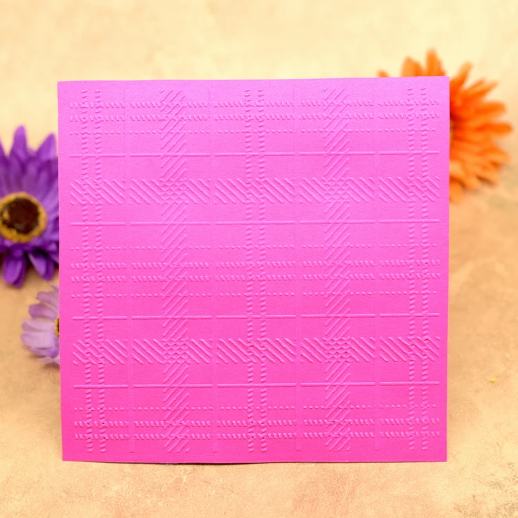 Сетка Пластиковая тиснение папка для скрапбукинга DIY альбом карта инструмент