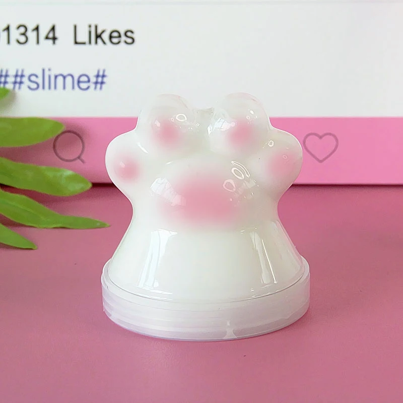 Happy monkey 10/20 шт/партия 200 мл Slime Box пластиковый Slime контейнер прозрачная коробка из полипропилена для хранения пушистое облако прозрачная слизь