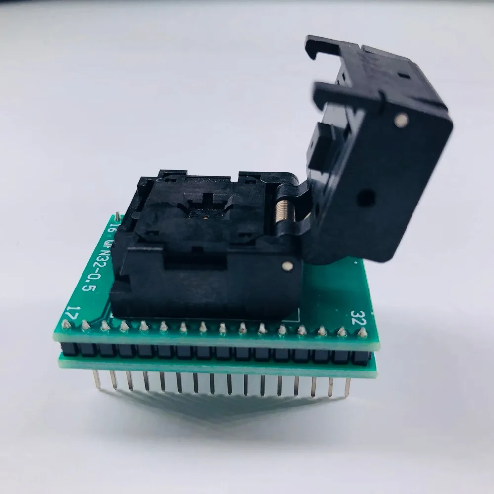 QFN32 MLF32 IC шаг 0 5 Φ розетка для тестирования/программирования размер чипа