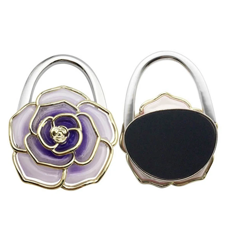 Складной держатель мешка/Сумка/вешалка крючок для подвешивания на стол розы