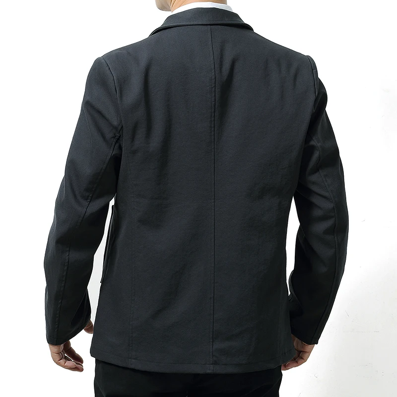 Мужской Блейзер Terno хлопковый облегающий большого размера 8XL 7XL 9XL на