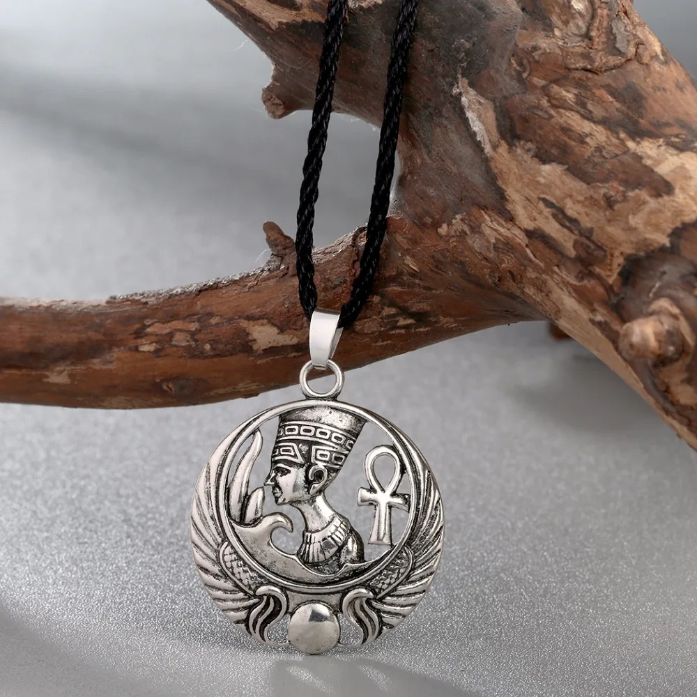 Женское ожерелье с кулоном в виде египетской королевы|Ожерелья подвеской| |