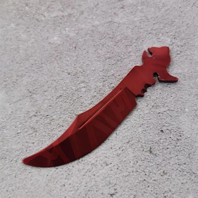 Only blade Разборка CS GO бабочка в ноже бабочка тренировочный нож из нержавеющей стали Karambit складной нож в подарок модные товары - Цвет: Only blade