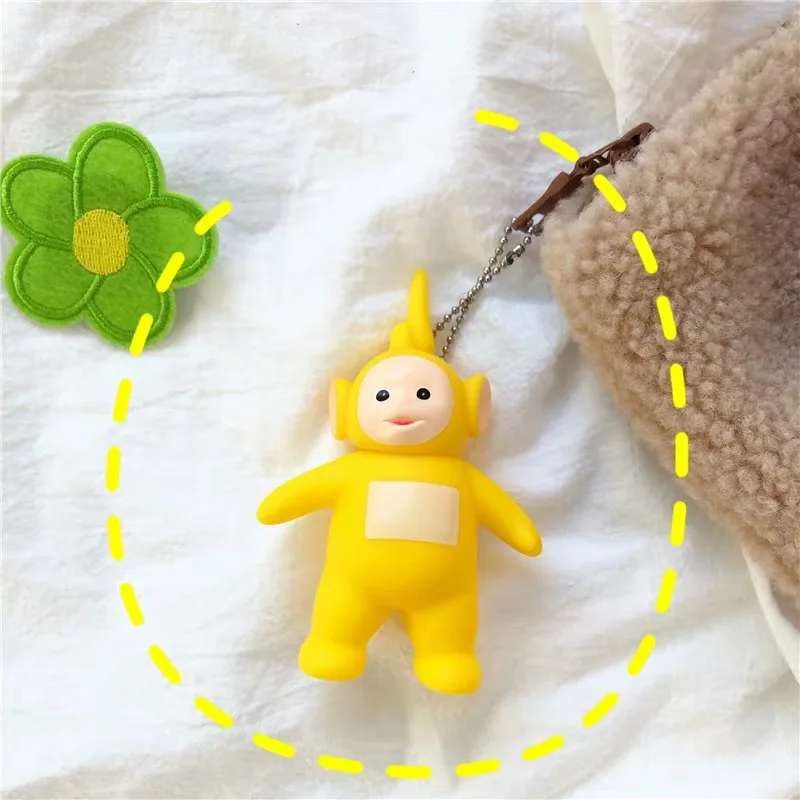 Подвеска на цепочке для ключей Teletubbies креативный мультяшный брелок декорация