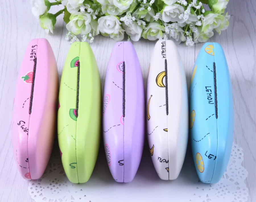 LIUSVENTINA летний Горячий Фруктовый банан оранжевые кожаные солнцезащитные очки