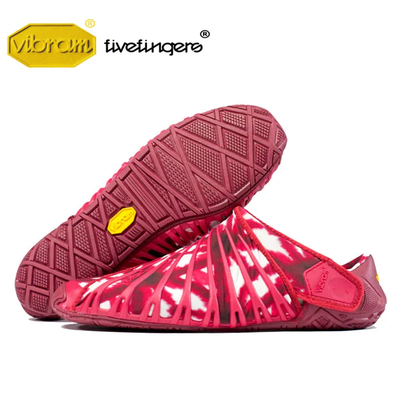 18WAD01Shibori Vibram FUROSHIKI/Женская обувь из эластичной ткани; спортивная обувь для прогулок; супер-светильник; Переносные складывающиеся кроссовки с пятью пальцами для бега - Цвет: 18WAD01Shibori