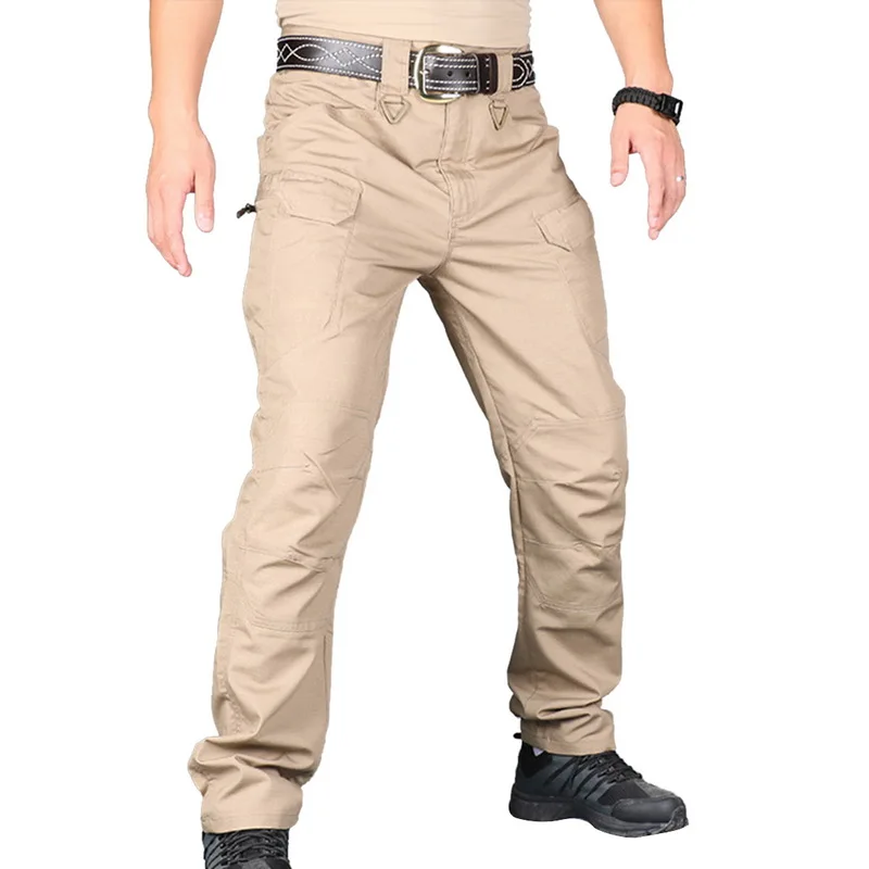 khaki Новинка, мужские походные брюки, для альпинизма, рыбалки, трекинга, брюки, быстросохнущие, софтшелл, с карманами, штаны для улицы, XXXL(без пояса - Цвет: khaki