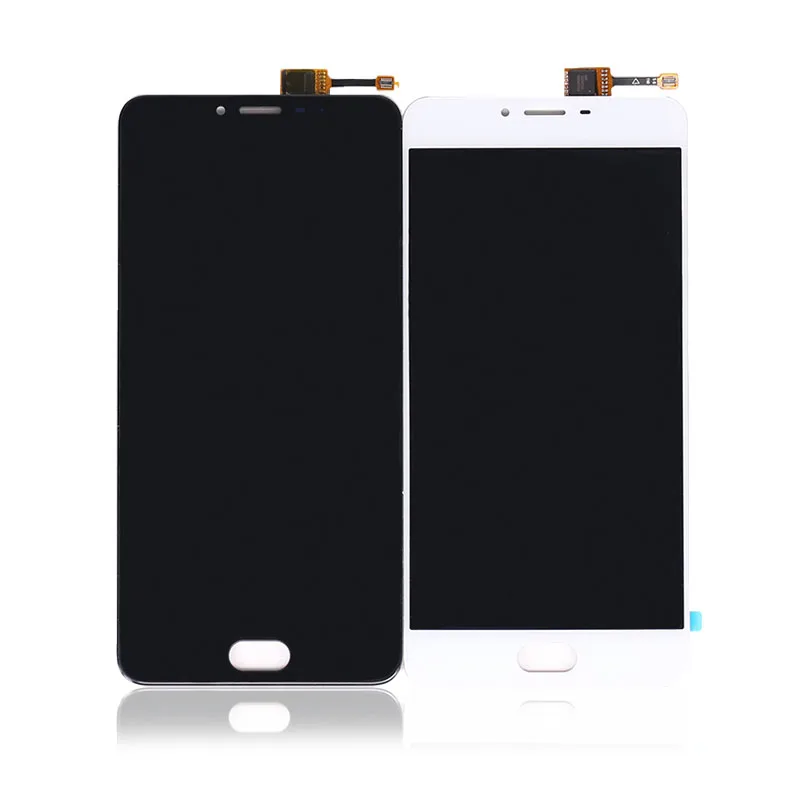 Черно белый и мобильный телефон ЖК сенсорная панель для Meizu товар U20 экран 100%