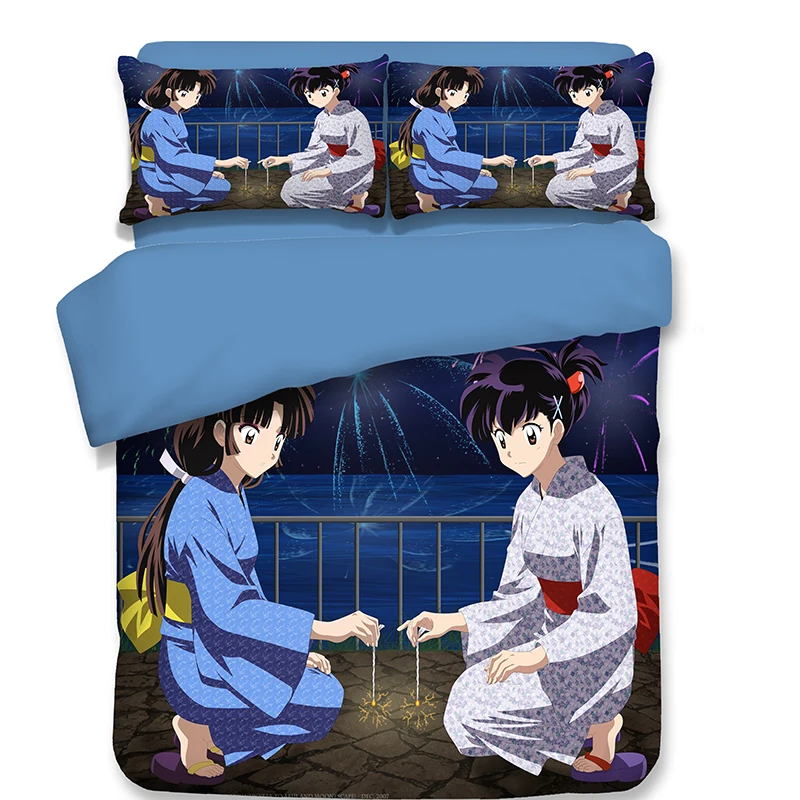 Комплект постельного белья из японского аниме героя Inuyasha Cardcaptor Sakura Twin Queen King Size