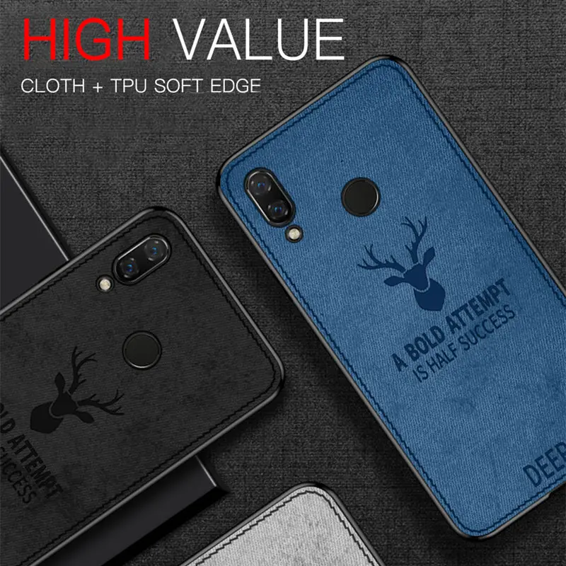 Кожаный чехол с оленем для huawei mate 20, 10, 9, 8 Pro, P9, P10, P20, P30 LITE, P20, P10 Plus, Мягкий тканевый бампер с Бэтменом