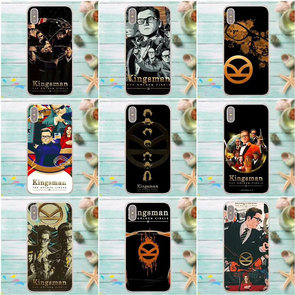 Мягкий защитный чехол Kingsman The Golden Circle для Galaxy Alpha Core Note 2 3 4 S2 A10 A20 A20E A30 A40 A50 A60 A70 M10 M20