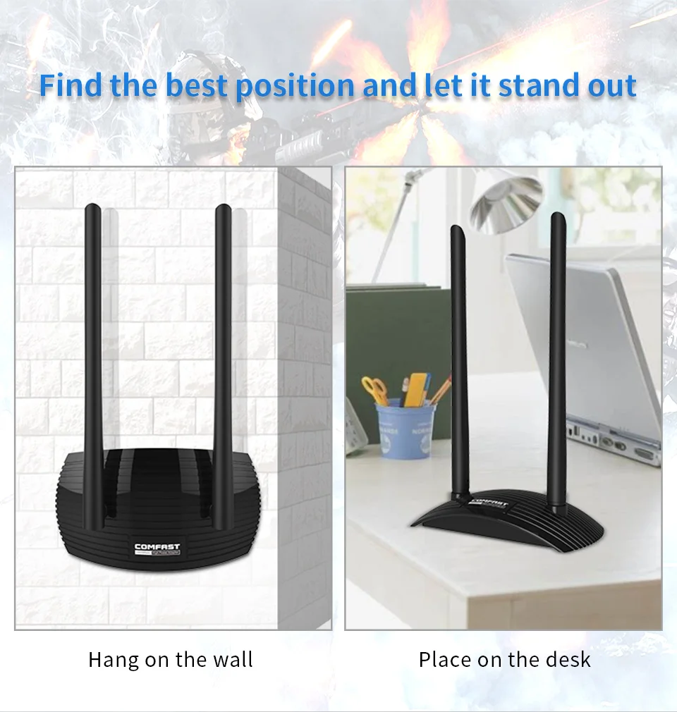 5 8 ГГц Usb Wi Fi адаптер 1300 Мбит/с 802.11ac дальний ПК wifi приемник 2 * 6dBi антенны