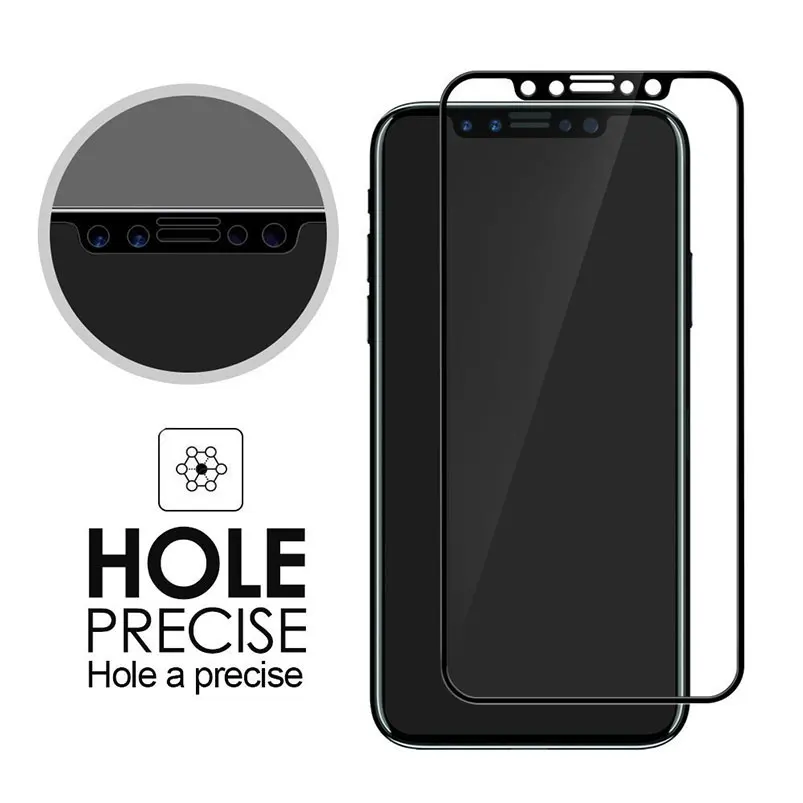 Полное покрытие закаленное стекло для iphone Xs Max XR 5 5S 6 6s 7 7s plus Стекло 9H Закаленное