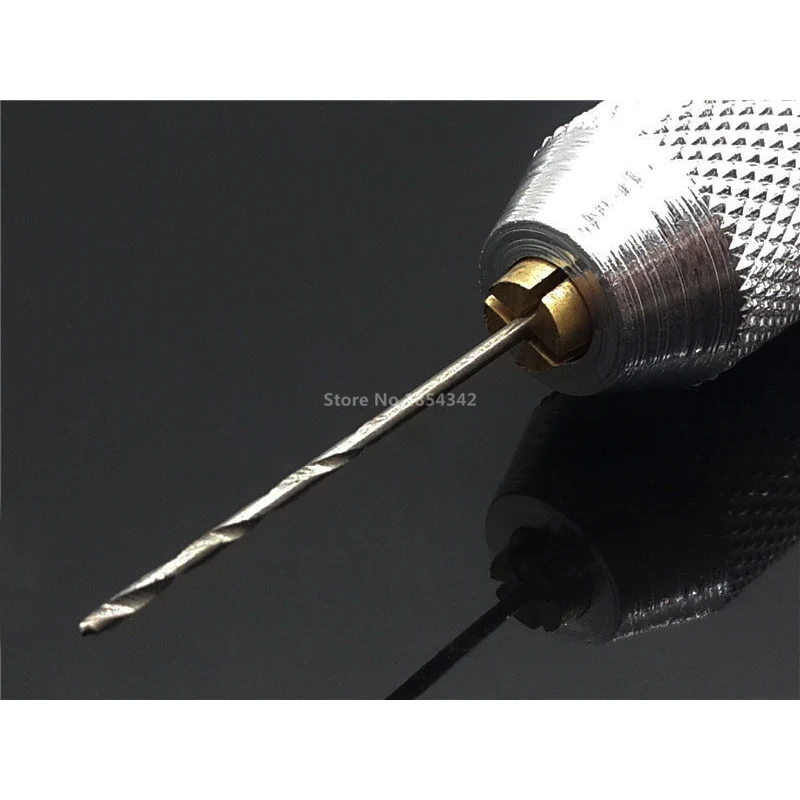 21 шт. набор мини спиральных сверл алюминиевая ручная дрель для хобби спиральное