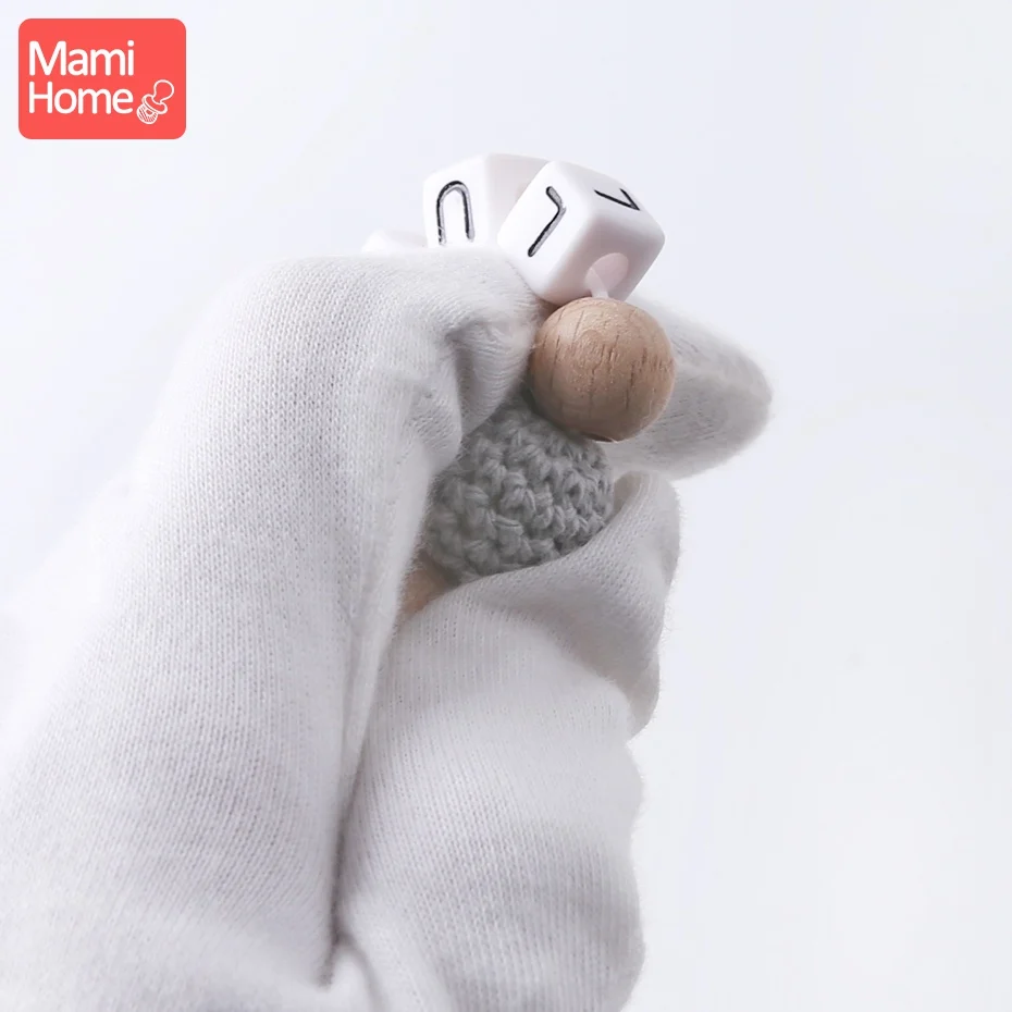 mamihome 1pc Baby Teether Silicone Chain Personalized Pacifier Silicone Crown For Pacifier Clip Teether For Teeth Baby Teether