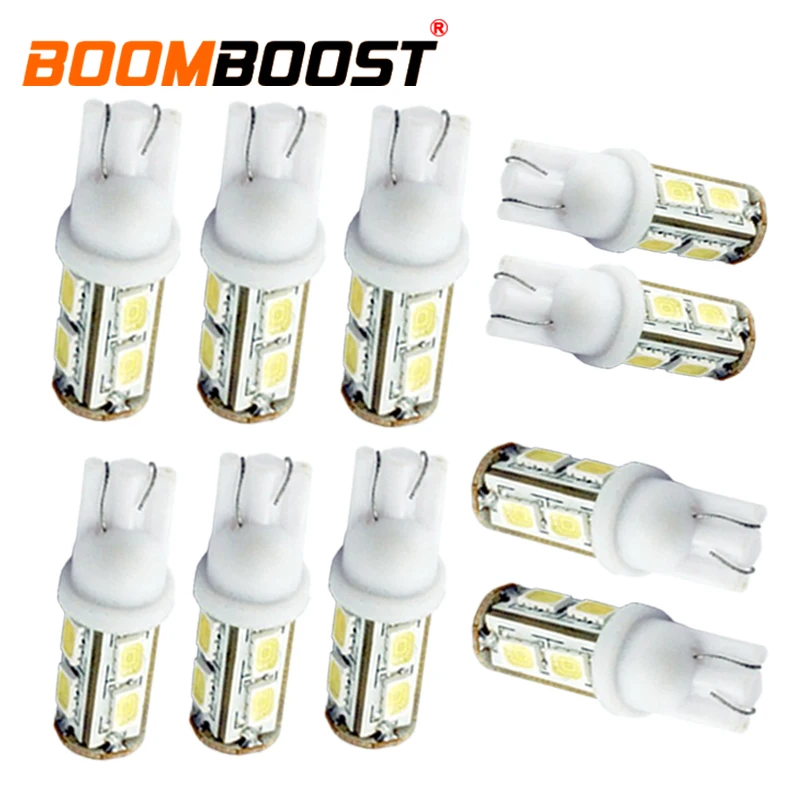 10 шт. хорошее качество DC12V Белый светодиодный 9SMD 5630 5730 Автомобильный клиновидный
