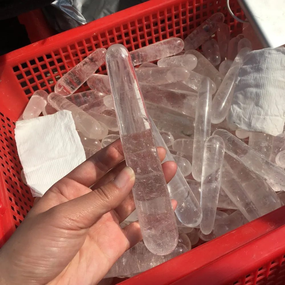 1 шт. натуральный белый кристалл Кварцевый Кристалл массаж|Камни| |