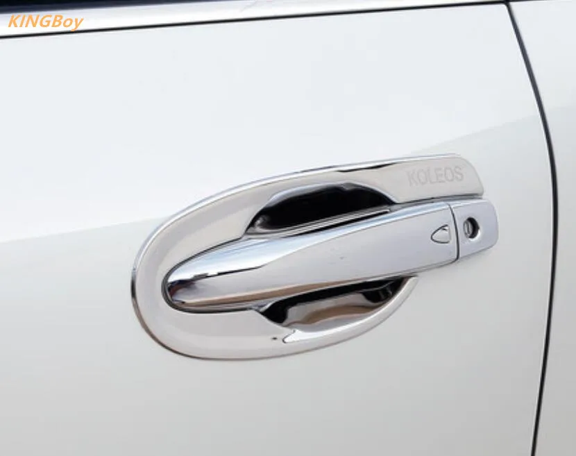 Стальная дверная ручка, покрытие для ручки чаши защитной оболочки для Renault Koleos 2017-2019.