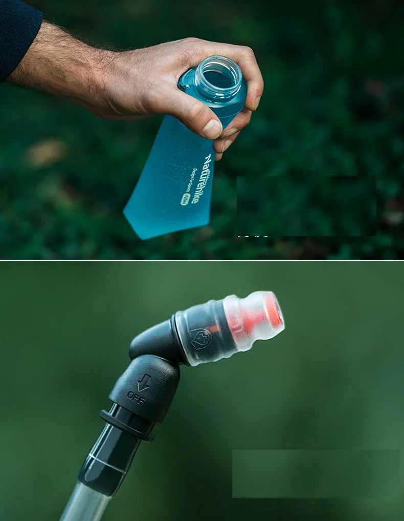 Naturehike Антибактериальная складная бутылка для воды без бисфенола сумка для воды Гидратация мочевого пузыря для походов на открытом воздухе бег Велоспорт
