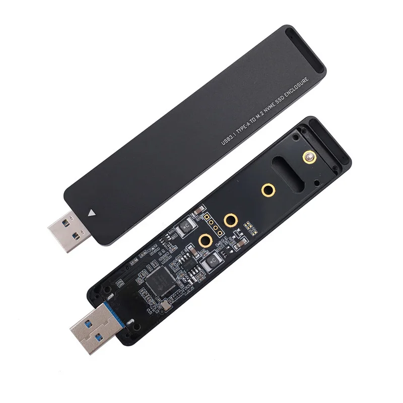 BTBcoin HDD корпус NVME M.2 SSD чехол/корпус M.2 USB адаптер SSD M2 SSD коробка USB3.1 type-A для PCI-E M.2 NVME Корпус для мобильного жесткого диска