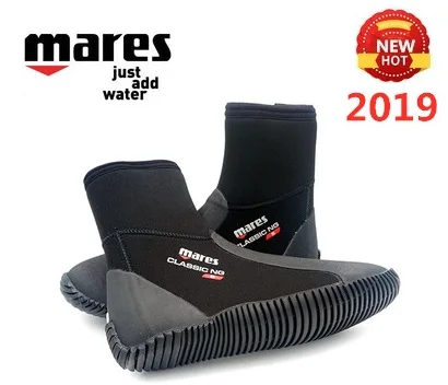 NEW2019 Mares Dive CLASSIC NG 5 мм ботинки для подводного плавания и Сноркелинга высокие ботинки 412619 - Цвет: NEW2019